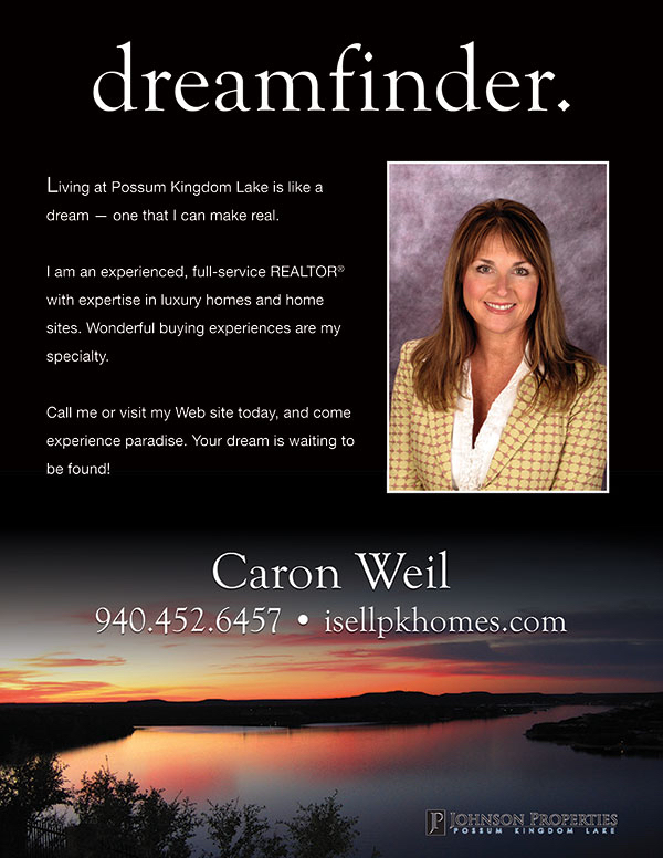Print ad for Caron Weil