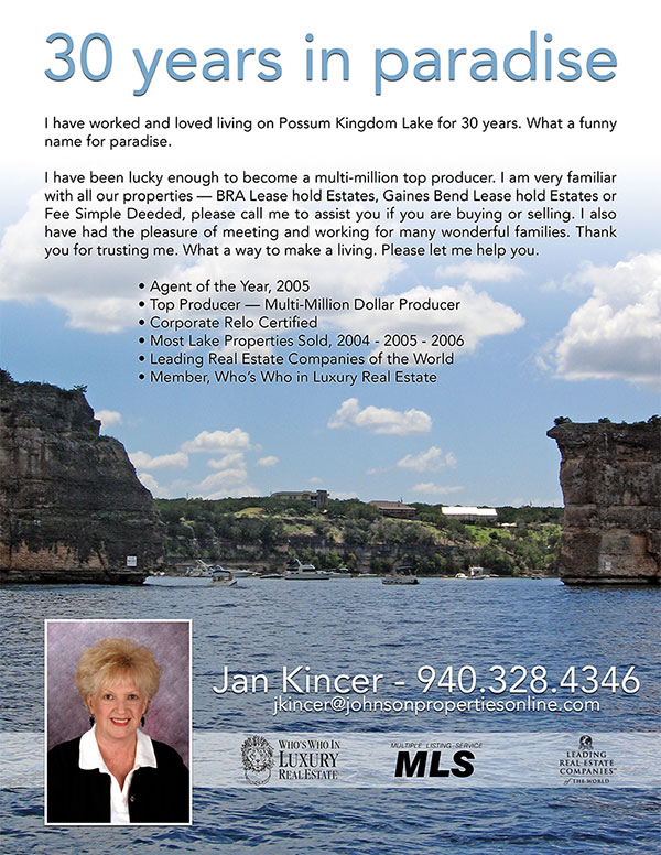 Print ad for Jan Kincer